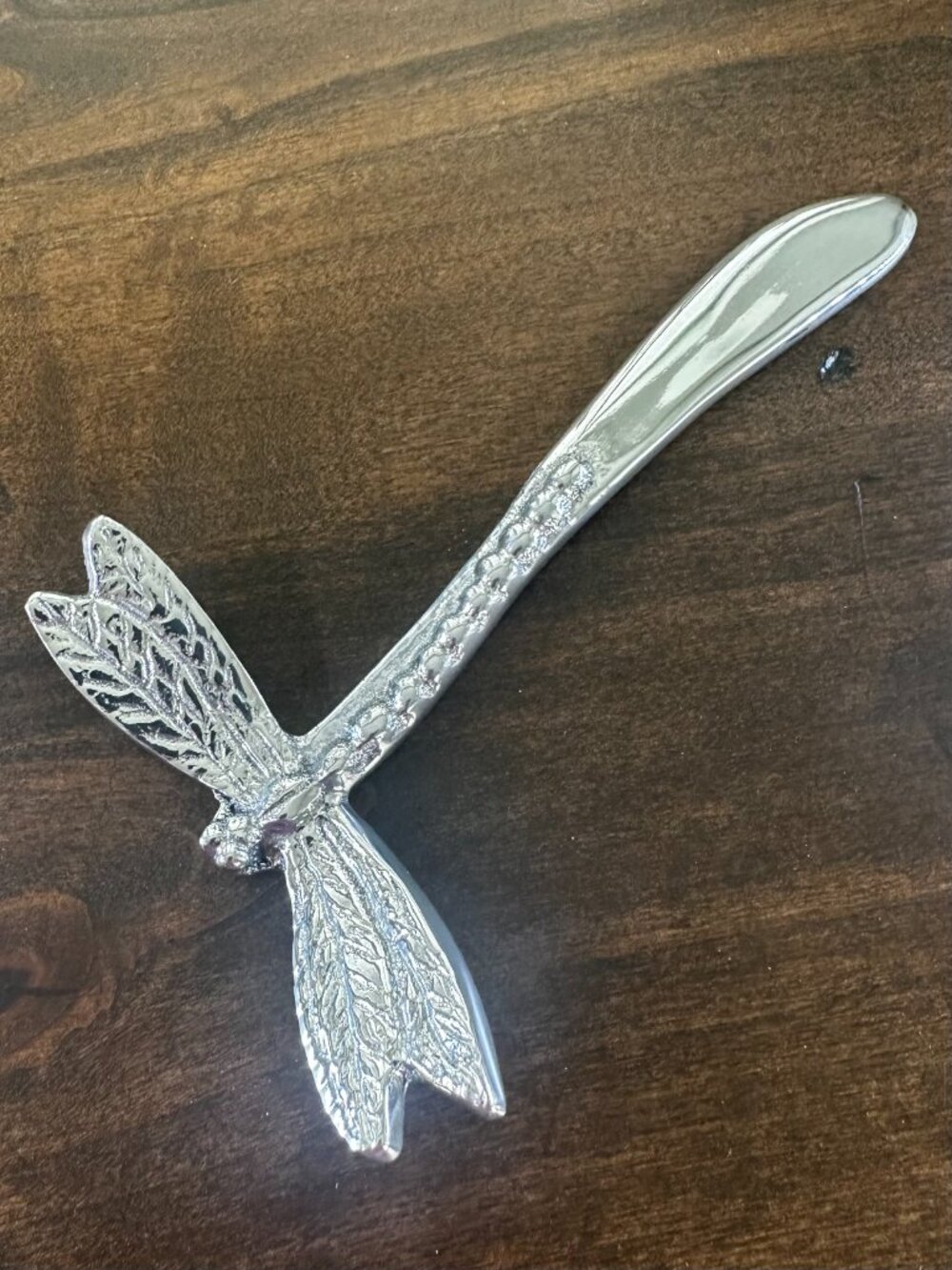 Beatriz Ball Dragonfly Spreading Knife-Silver Entertaining Serveware w/Felt Bag